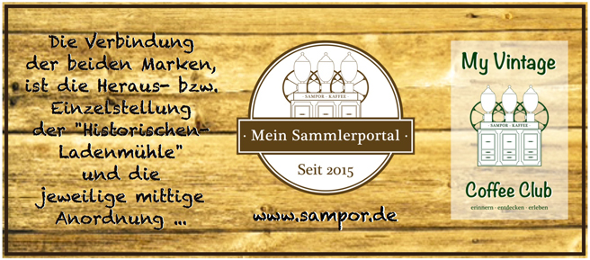 Grafische Zusammenhänge von "Mein Sammlerportal" und "My Vintage Coffee Club"